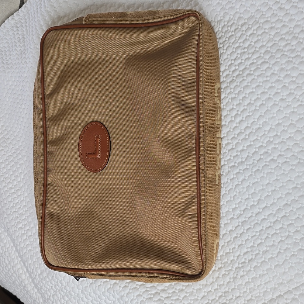 Vintage Lancel cosmetic bag/clutch
